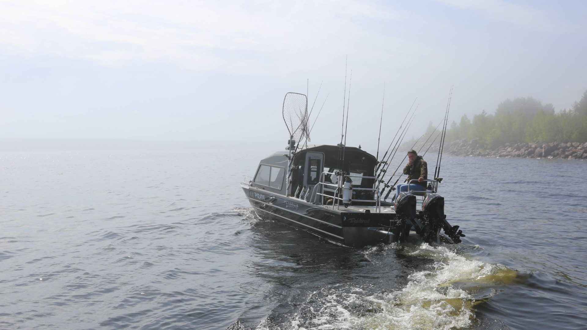 Лодка «Берег-420». Морские испытания. Часть 1.